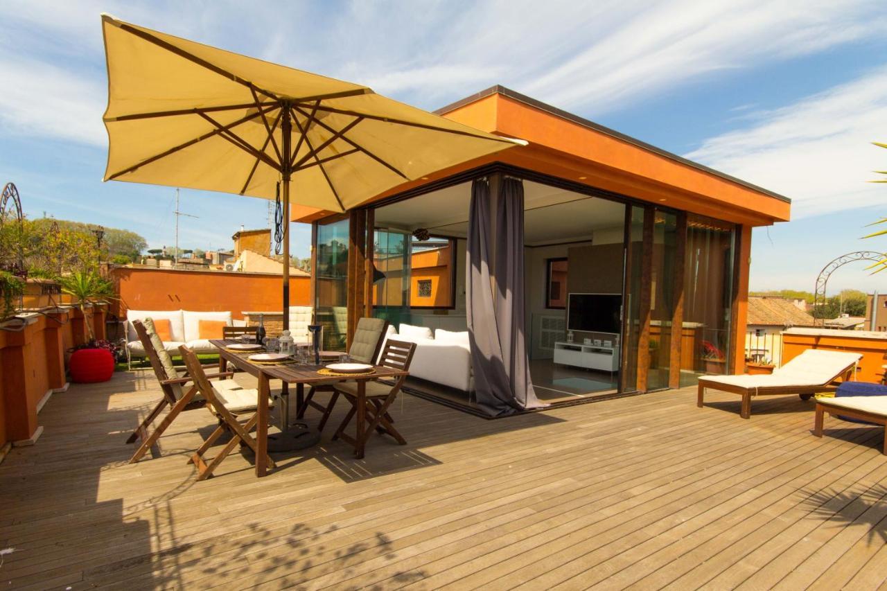 Pelliccia 11 Trastevere Penthouse 罗马 外观 照片