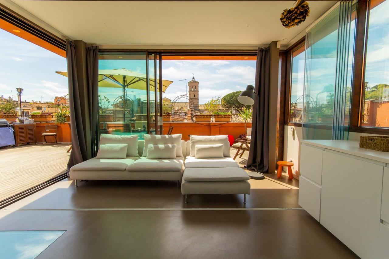 Pelliccia 11 Trastevere Penthouse 罗马 外观 照片