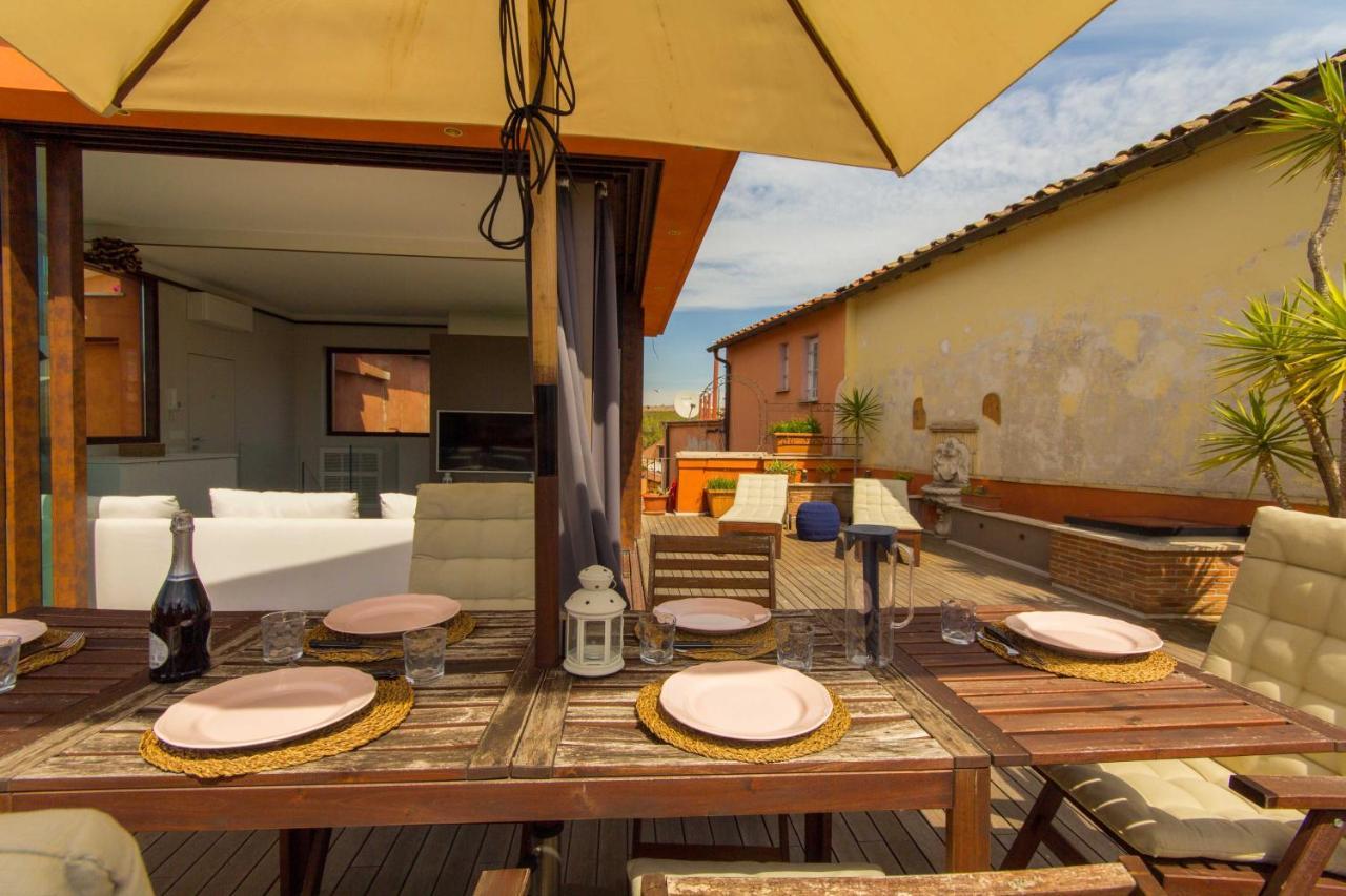 Pelliccia 11 Trastevere Penthouse 罗马 外观 照片
